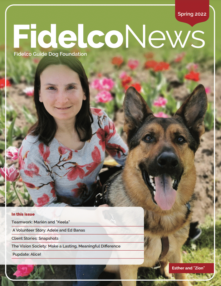 Fidelco News Spring Cover