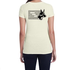 Women's WordCloud Cream TriBlend T-Shirt XL & 2X