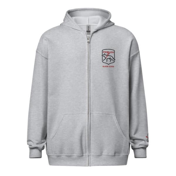 Full Zip Heavy Blend Hoodie - Image 4